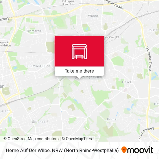 Herne Auf Der Wilbe map