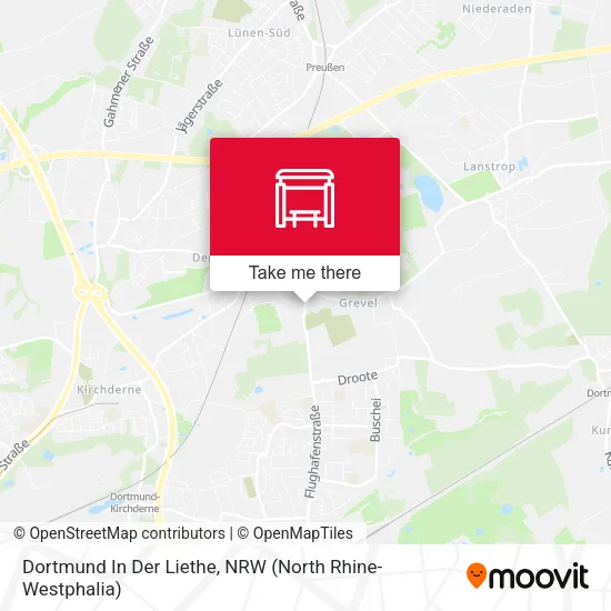 Карта Dortmund In Der Liethe