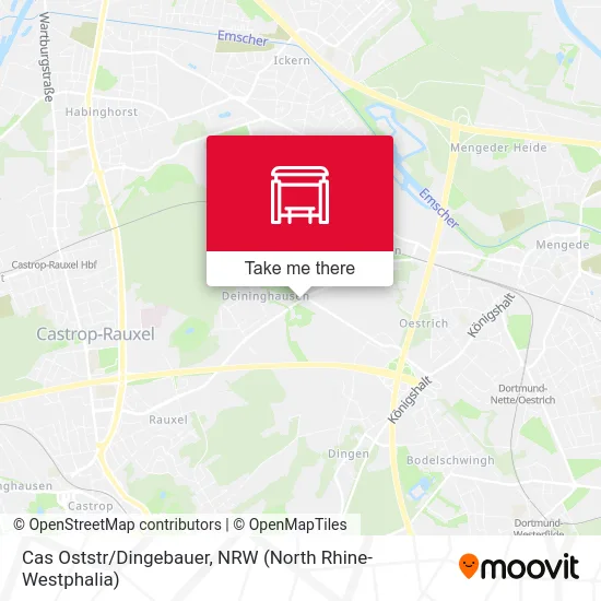 Cas Oststr/Dingebauer map