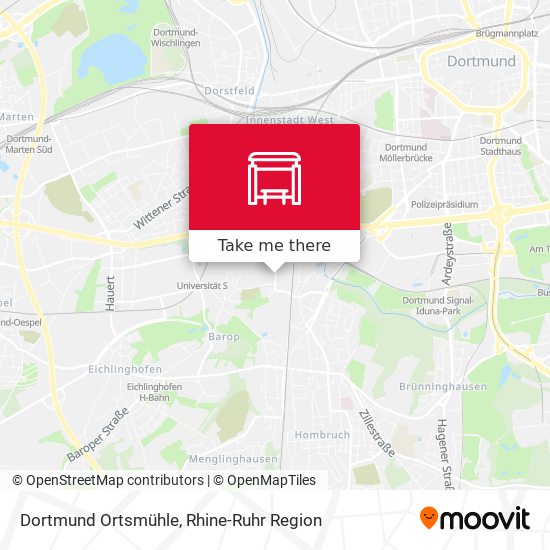 Dortmund Ortsmühle map