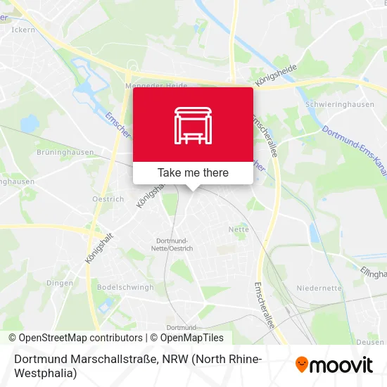 Карта Dortmund Marschallstraße