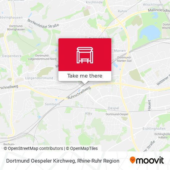 Dortmund Oespeler Kirchweg map