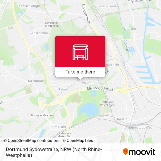 Dortmund Sydowstraße map