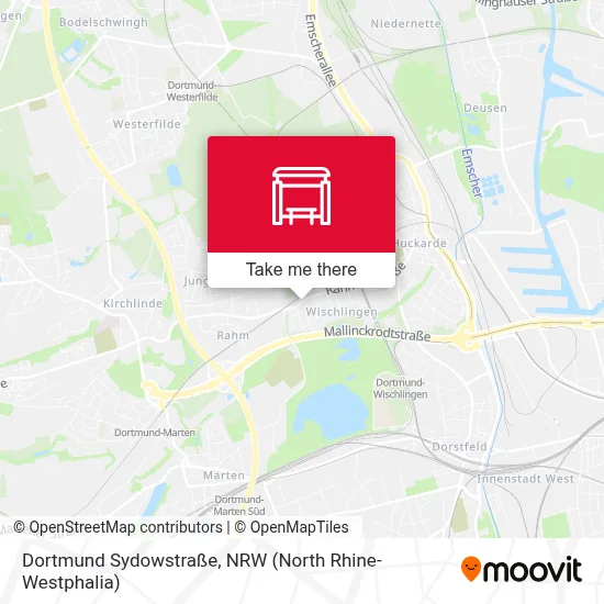 Dortmund Sydowstraße map