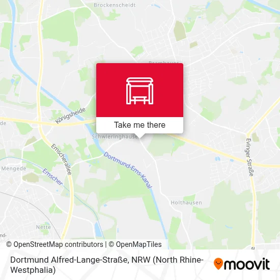 Dortmund Alfred-Lange-Straße map