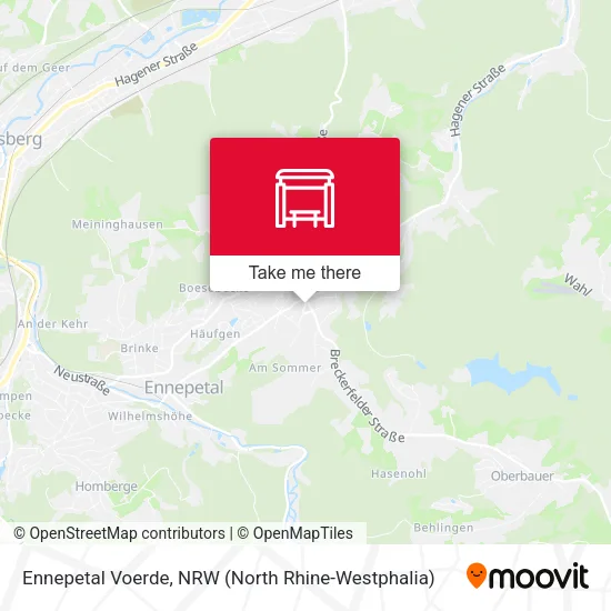 Карта Ennepetal Voerde