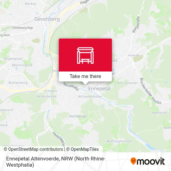 Ennepetal Altenvoerde map