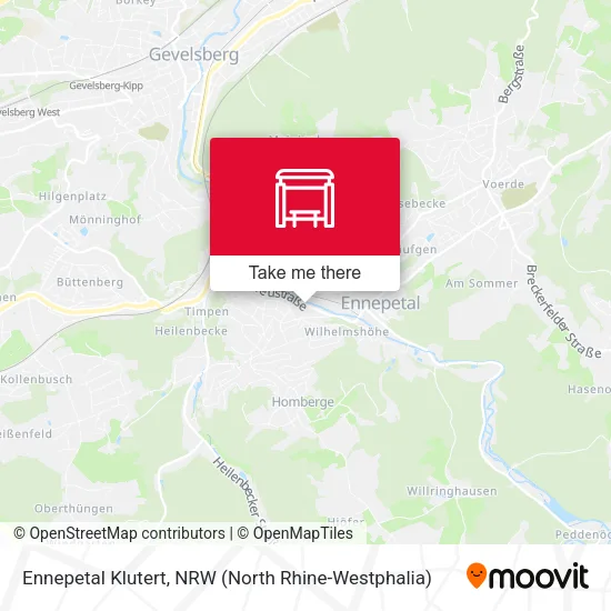 Карта Ennepetal Klutert