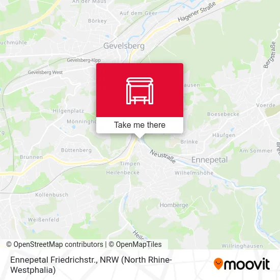 Карта Ennepetal Friedrichstr.