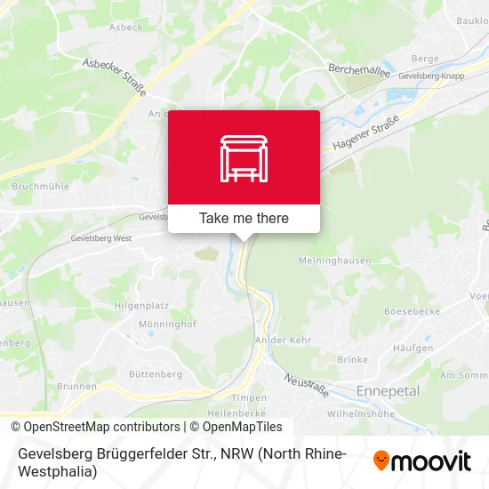 Карта Gevelsberg Brüggerfelder Str.