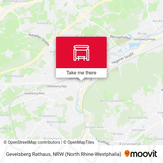 Gevelsberg Rathaus map