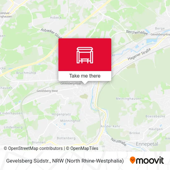 Карта Gevelsberg Südstr.