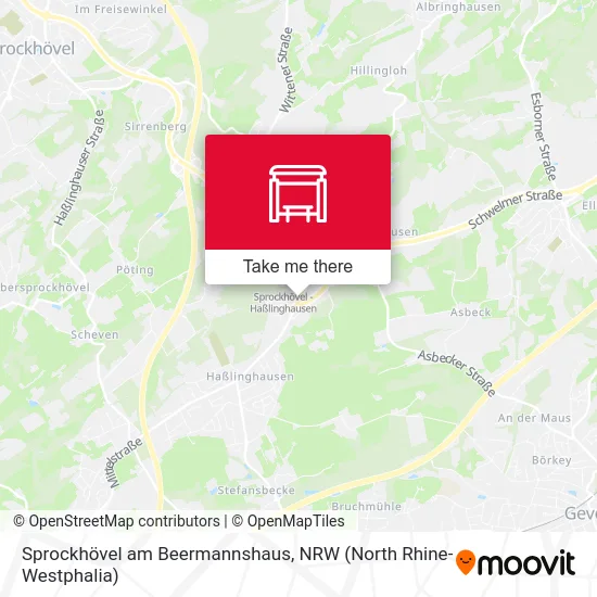 Карта Sprockhövel am Beermannshaus