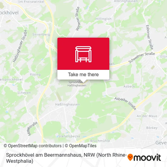 Карта Sprockhövel am Beermannshaus