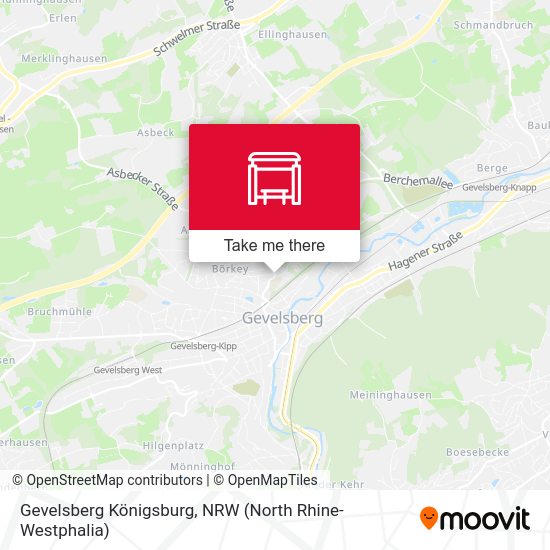 Gevelsberg Königsburg map