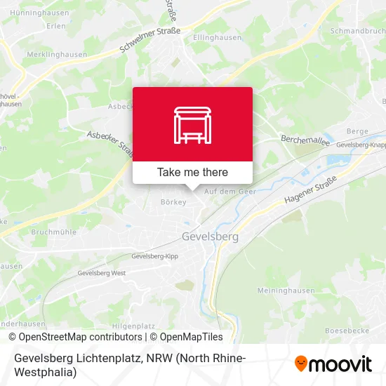 Gevelsberg Lichtenplatz map