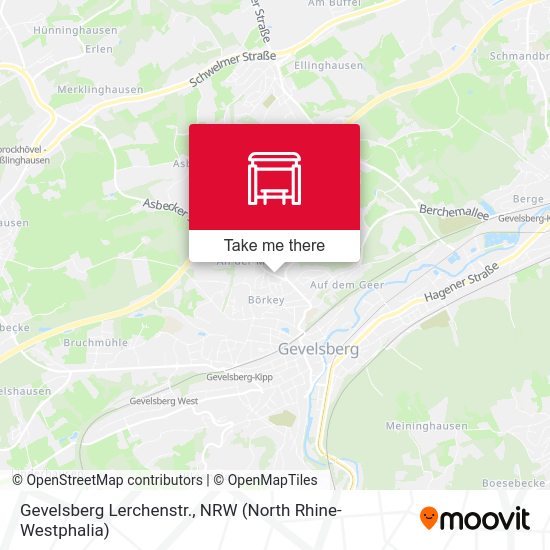 Gevelsberg Lerchenstr. map