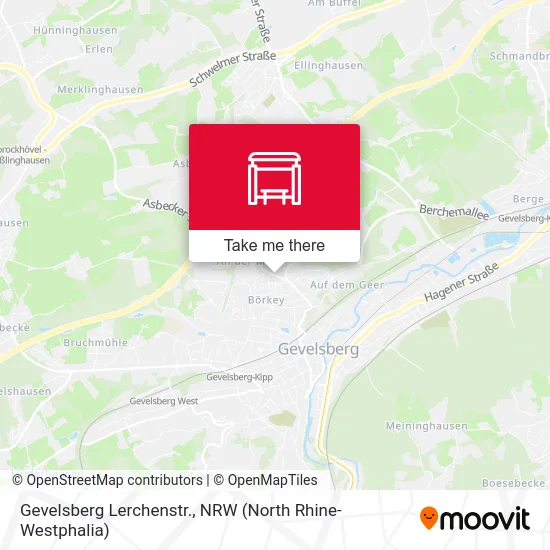 Карта Gevelsberg Lerchenstr.