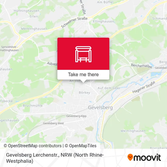 Карта Gevelsberg Lerchenstr.