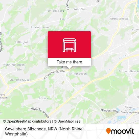 Карта Gevelsberg Silschede