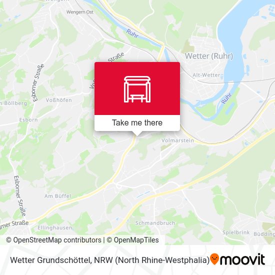 Wetter Grundschöttel map