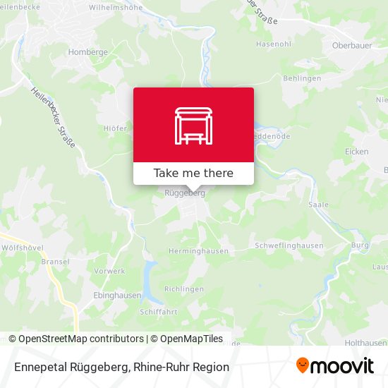 Ennepetal Rüggeberg map