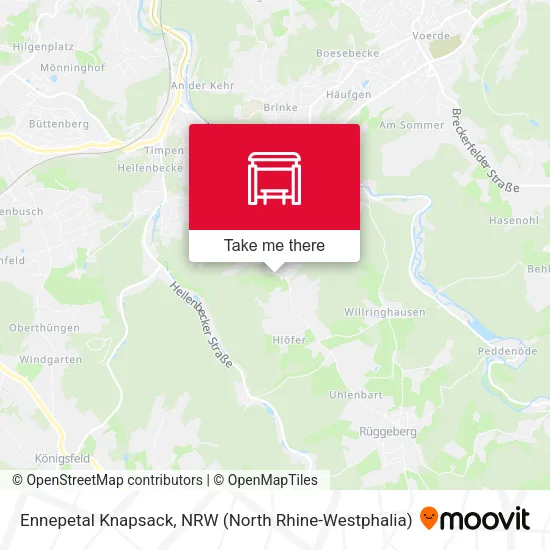 Карта Ennepetal Knapsack