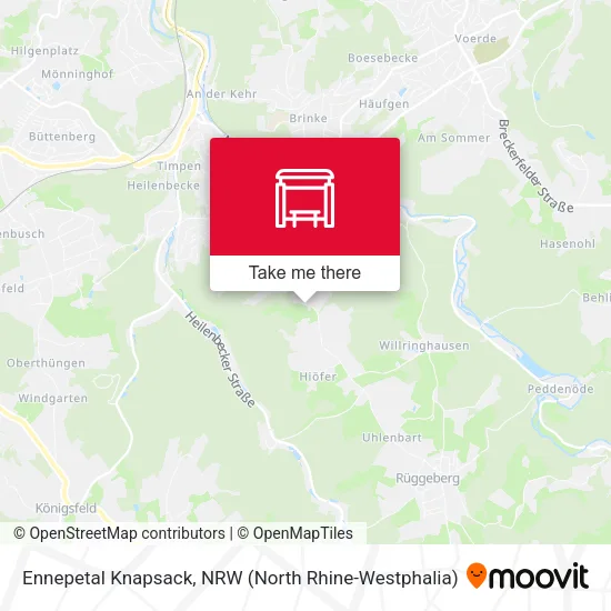 Карта Ennepetal Knapsack