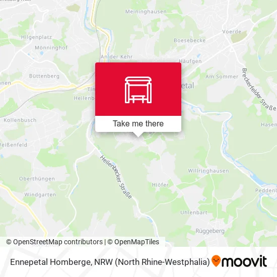 Карта Ennepetal Homberge