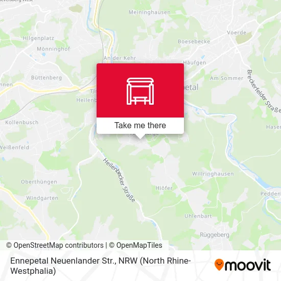 Ennepetal Neuenlander Str. map