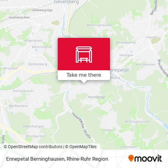 Ennepetal Berninghausen map