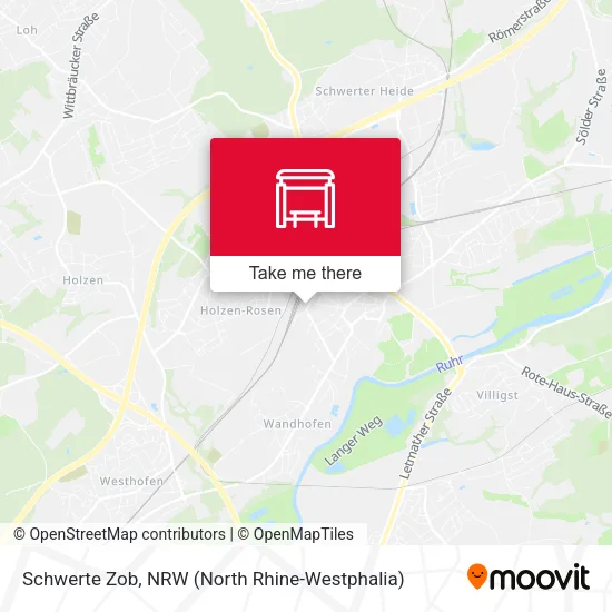 Карта Schwerte Zob
