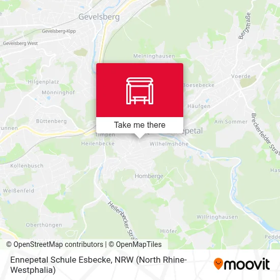Ennepetal Schule Esbecke map