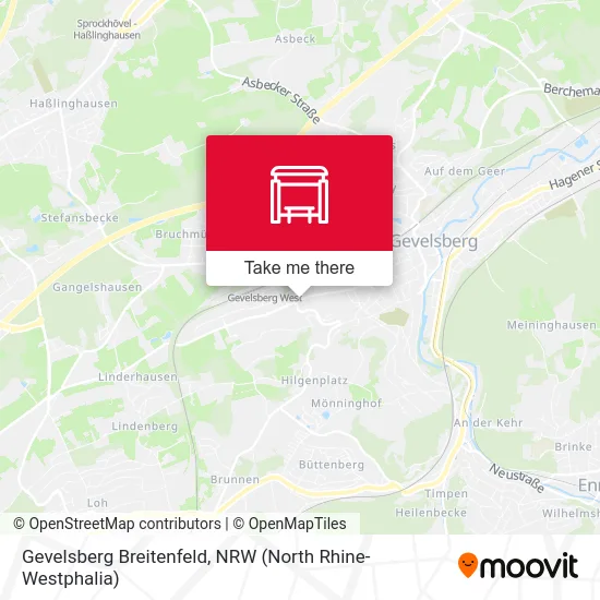 Gevelsberg Breitenfeld map