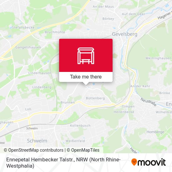 Карта Ennepetal Hembecker Talstr.