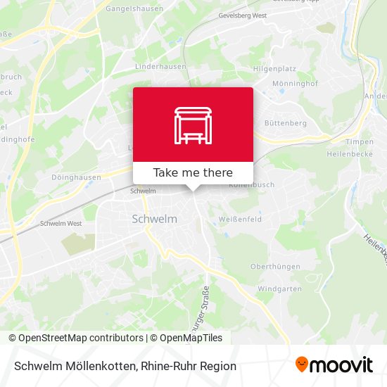 Schwelm Möllenkotten map