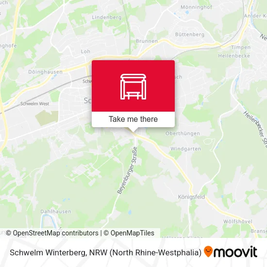 Карта Schwelm Winterberg