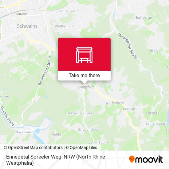 Карта Ennepetal Spreeler Weg