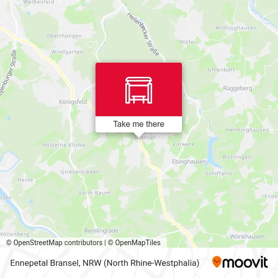 Ennepetal Bransel map