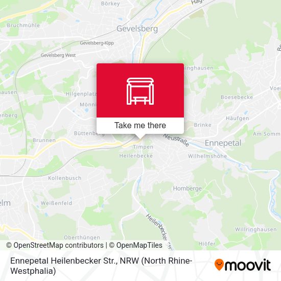 Карта Ennepetal Heilenbecker Str.