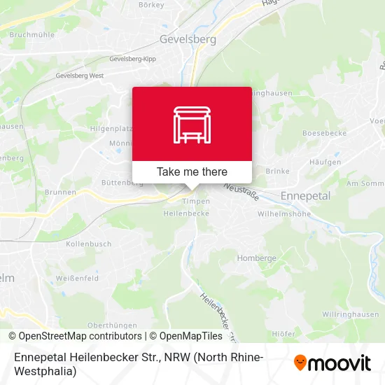 Карта Ennepetal Heilenbecker Str.