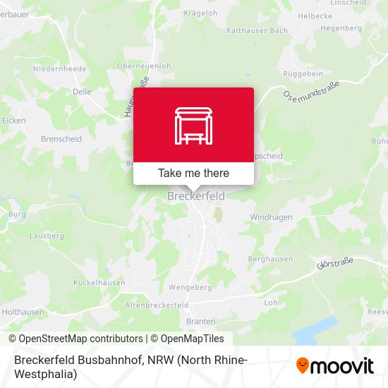 Breckerfeld Busbahnhof map