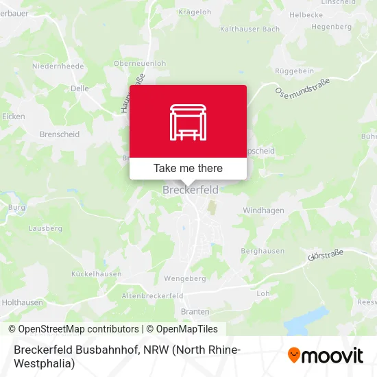 Карта Breckerfeld Busbahnhof