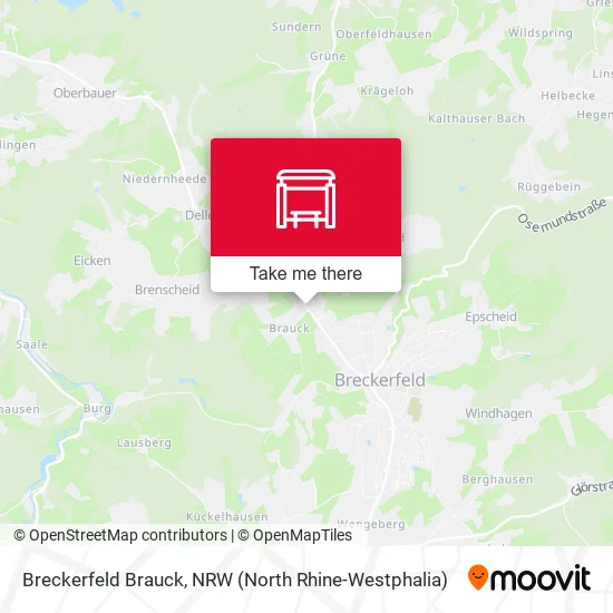 Карта Breckerfeld Brauck