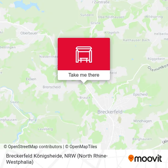 Breckerfeld Königsheide map