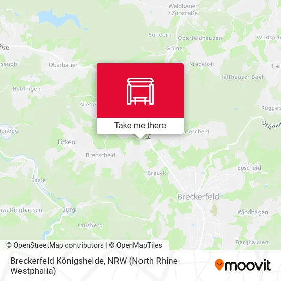 Breckerfeld Königsheide map