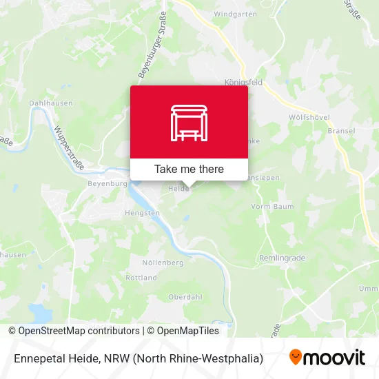 Карта Ennepetal Heide