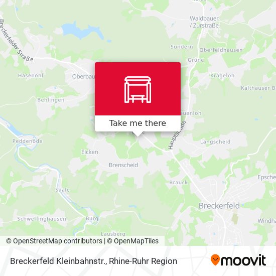 Breckerfeld Kleinbahnstr. map