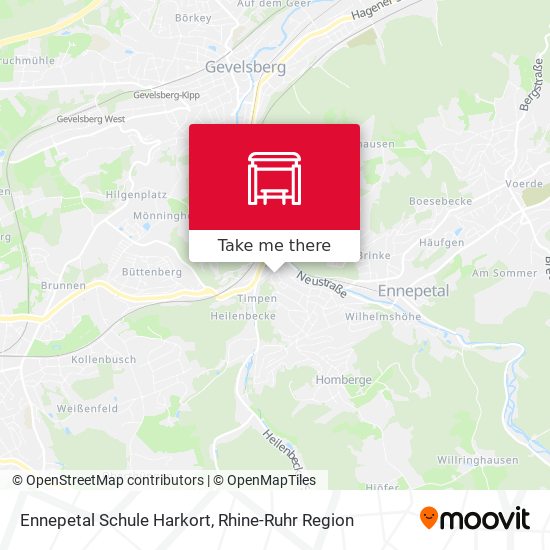 Ennepetal Schule Harkort map