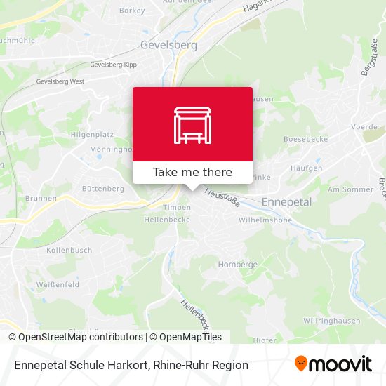 Ennepetal Schule Harkort map